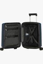 Expandable Cabin Luggage Samsonite Blue upscape 155315-vue-porte
