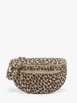 Leather Velvet Leopardo Belt Bag Milano Beige velvet leopardo VL24091