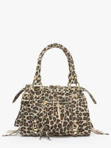 Shoulder Bag Velvet Leopardo Leather Milano Multicolor velvet leopardo VL24093