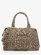 Shoulder Bag Velvet Leopardo Leather Milano Multicolor velvet leopardo VL24095