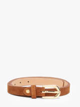 Ceinture R�glable Cuir Milano Marron velvet VE25068