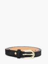 Belt Leather Milano Black velvet VE25068