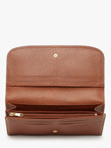 Longchamp Epure Portefeuilles Marron-vue-porte