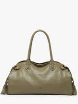 Sac Port� �paule Cow Cuir Basilic pepper Vert cow BCOW84