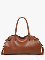 Shoulder Bag Cow Leather Basilic pepper Brown cow BCOW84