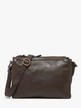 Sac Bandouli�re Cow Cuir Basilic pepper Marron cow BCOW83