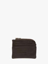 Porte-monnaie Cow Cuir Basilic pepper Marron cow BCOW99