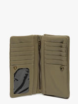 Leather Cow Wallet Basilic pepper Green cow BCOW96-vue-porte