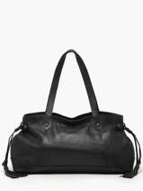 Sac  Main Cow Cuir Basilic pepper Noir cow BCOW80