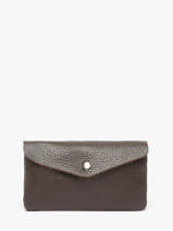 Coin Purse Leather Milano Brown caviar CA23113