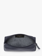 Trousse Cuir Milano Bleu caviar CA22116-vue-porte