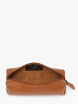 Pouch Caviar Leather Milano Brown caviar CA22116-vue-porte