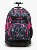 2-compartment Wheeled Schoolbag Cameleon Pink futur SR45