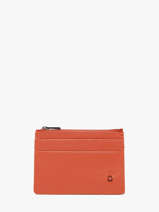 Porte-cartes Madras Cuir Etrier Orange madras EMAD5004