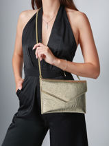 Pochette De Soire L Paddock Cuir Etrier Or paddock EPAD075L-vue-porte