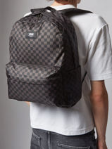 1 Compartment Backpack Vans Black backpack VN000H4X-vue-porte