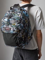 Sac  Dos 2 Compartiments + Pc 15" Eastpak Multicolore authentic EK0A5BKS-vue-porte