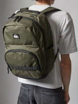 1 Compartment Backpack Quiksilver Green youth access QYBP3733-vue-porte