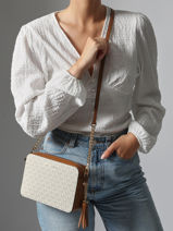 Crossbody Bag Jet Set Item Michael kors Beige jet set F8GF5M2B-vue-porte