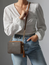 Sac Bandoulire Jet Set Item Michael kors Marron jet set F8GF5M2B-vue-porte