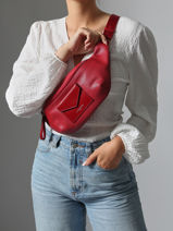 Belt Bag Lancaster Red maya 85-vue-porte
