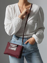 Sac Bandoulire Smart Kba Lancaster Violet smart kba 27-vue-porte