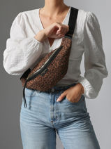 Sac Banane Lancaster Multicolore jungle 47-vue-porte