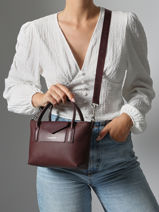 Sac Bandouli�re Maya Double Kba Lancaster Bleu maya double kba 101-vue-porte