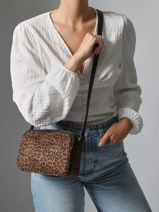 Sac Bandoulire Jungle Lancaster Multicolore jungle 46-vue-porte