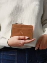 Card Holder Cavalier Nubuck Leather Etrier Beige cavalier nubuck ECAN094M-vue-porte