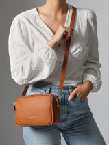 Sac Bandoulire Donna Ama Cuir Lancaster Marron donna ama 68-vue-porte