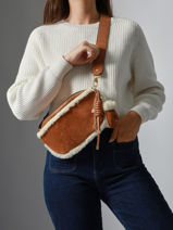 Belt Bag Alpin Leather Etrier Beige alpin EALP022M-vue-porte