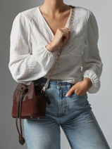 Sac Bandoulire La Suite Cuir Paul marius Marron la suite CAPUXSUI-vue-porte