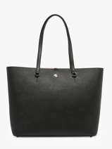 Sac Cabas Karly Cuir Lauren ralph lauren Noir karly 31911655