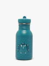 Gourde 0.35l Trixie Bleu animals 40