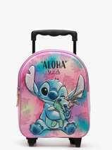 Mini Wheeled Schoolbag Lilo & stitch Pink great escapes 79500304