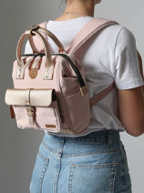 Backpack Cabaia Pink adventurer XS-vue-porte