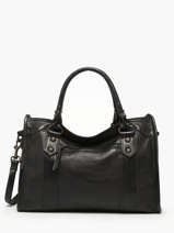 Top Handle Cow Leather Basilic pepper Black cow BCOW22