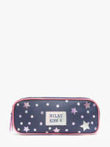 2-compartment Pouch Milky kiss Blue fable world 3701124