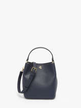 Sac Bandoulire Reese Cuir Lauren ralph lauren Bleu reese 31969365
