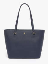 Sac Port paule Medium Karly Cuir Lauren ralph lauren Bleu karly 31924351