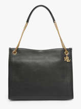 Sac Port paule Bradley Cuir Lauren ralph lauren Noir bradley 31969352