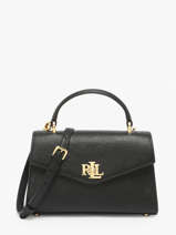 Sac Port Main Farrah Cuir Lauren ralph lauren Noir farrah 31966765