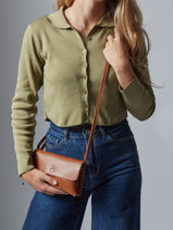 Shoulder Bag Caviar Leather Milano Beige caviar CA23067-vue-porte