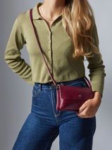 Shoulder Bag Caviar Leather Milano Red caviar CA23067-vue-porte