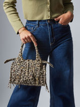 Sac Bandouli�re Velvet Leopardo Cuir Milano Multicolore velvet leopardo VL24093-vue-porte