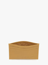 Longchamp Le foulonn� Bill case / card case Yellow-vue-porte