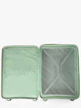 Expandable Hardside Luggage Fjord Elite Green fjord E4729-vue-porte