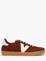 Sneakers Berlin En Cuir Victoria Rouge women 1126218