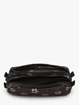 2-compartment Pouch Roxy Black back to school RJAA4392-vue-porte
